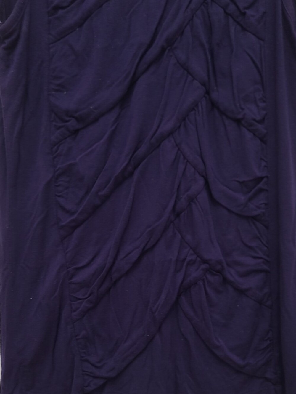 Design History Dark Purple Ruffle Front Tank Top - Picture 6 of 7
